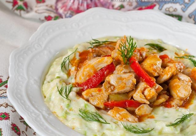 دجاج مع الباذنجان 