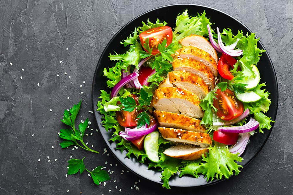 Tavuklu Sezar Salata