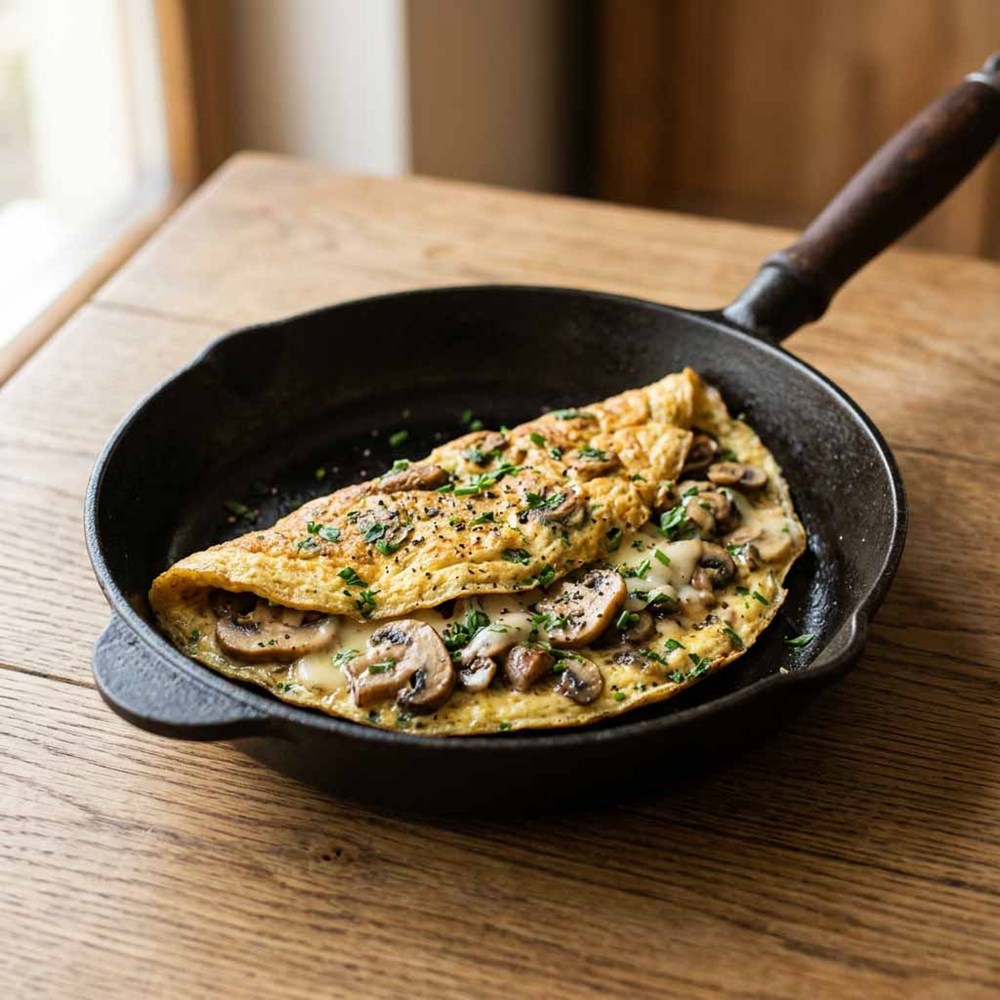 Mantarlı Omlet