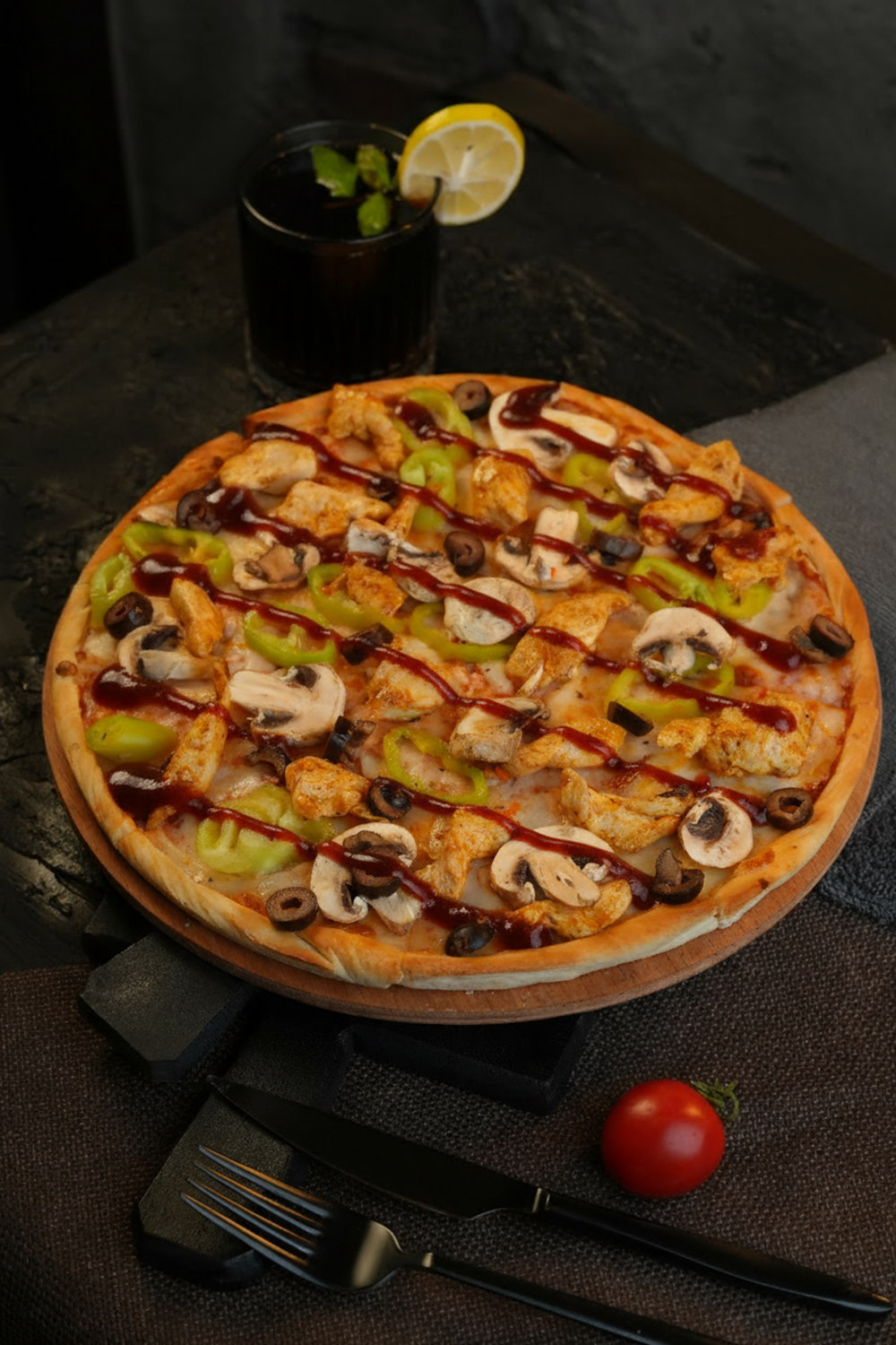 BBQ CHICKEN PİZZA