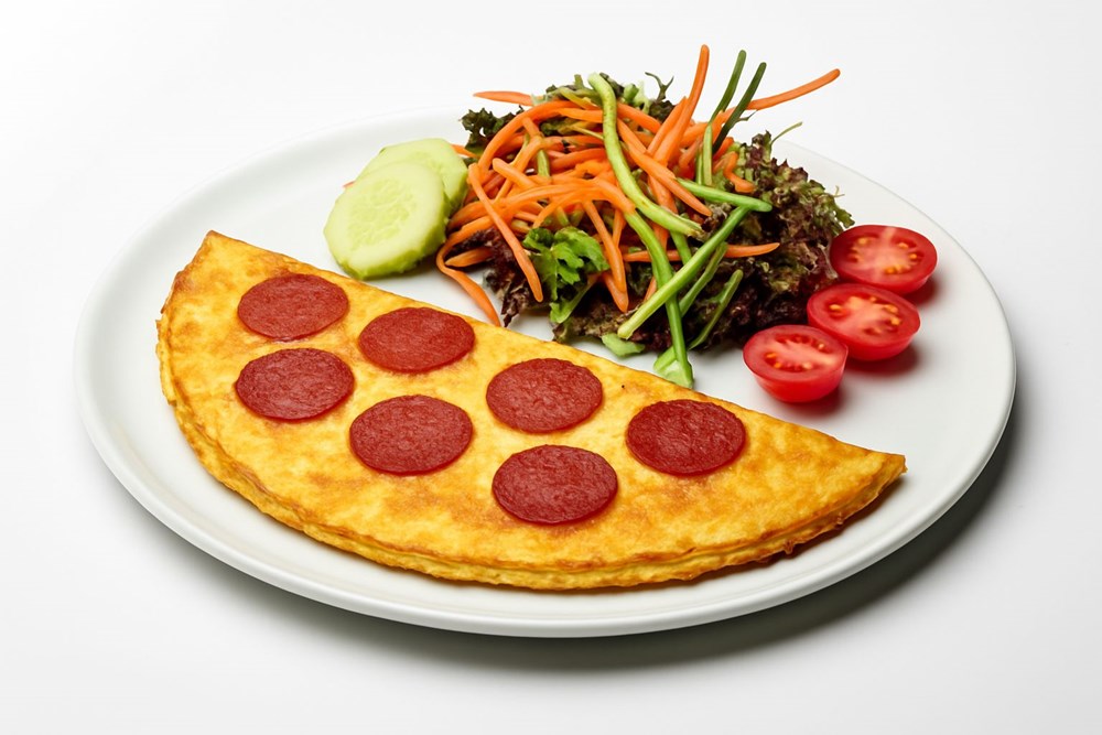 SUCUK KAŞARLI OMLET