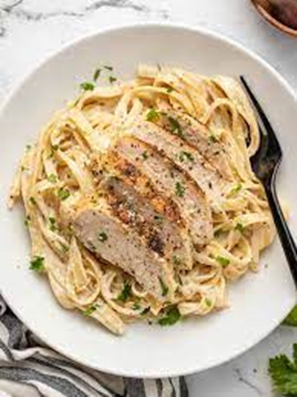 BEEF FETTUCHINI ALFREDO