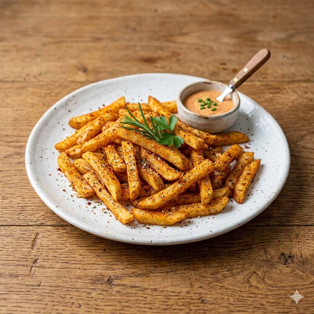 Baharatlı Patates Kızartması