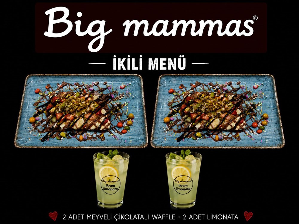 2 KİŞİLİK WAFFLE MENÜ