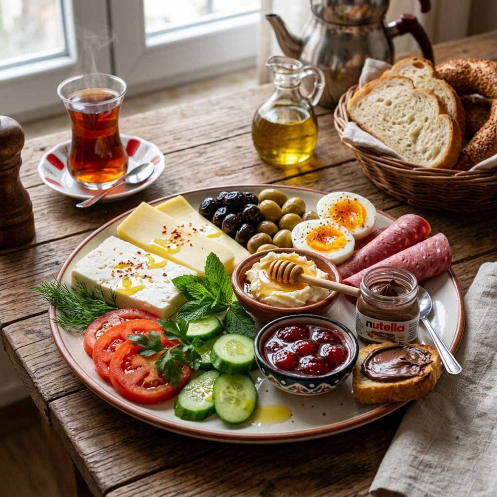Klasik Kahvaltı Tabağı 