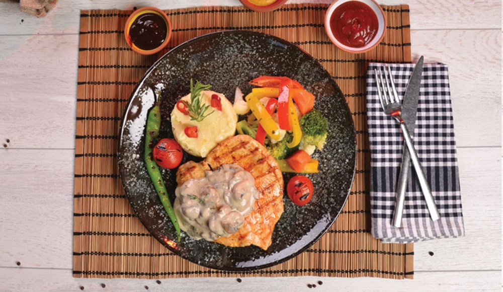 Kremalı Mantar Soslu Tavuk