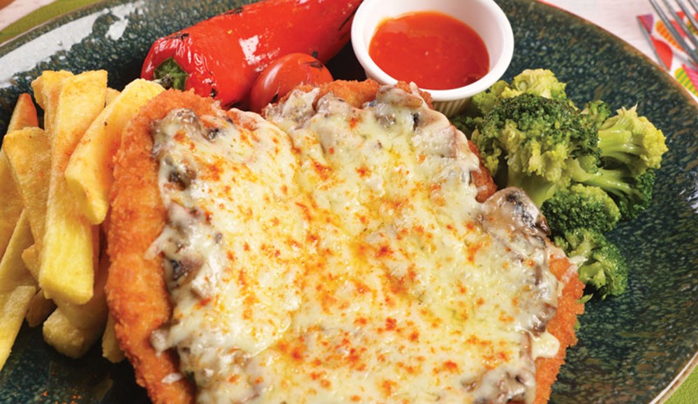 Mantar Gratine Chicken