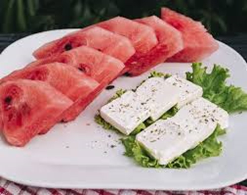 Karpuz peynir tabağı